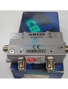 Cbd electronic B150029 Conmutador interruptor 2x2 pas.25db mm222
